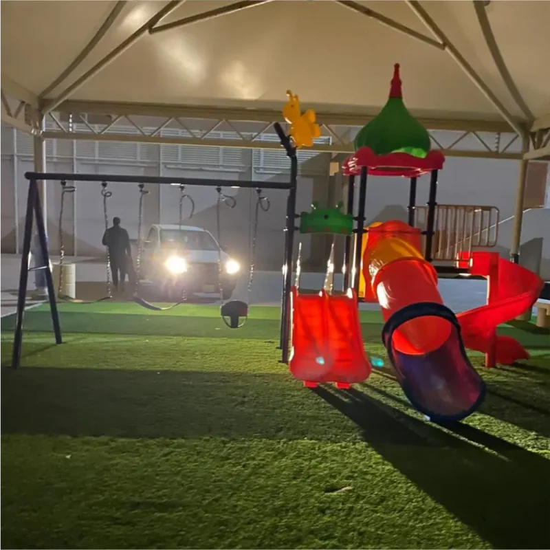 GLO-011 Playground with Multiple Slides and Swings GLO-011