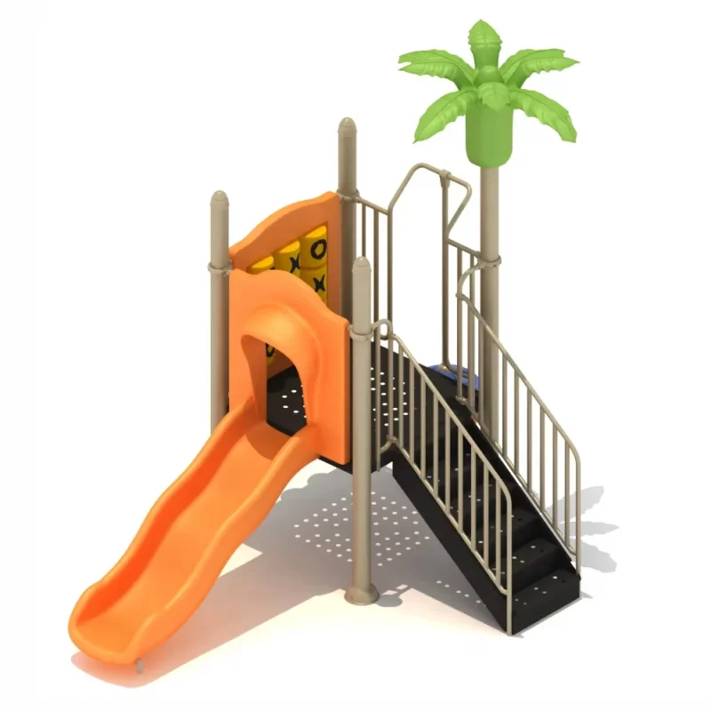 Kids Playground Playset GLO-291 with Slide and Activity Panel by Garden Links Saudi Arabia – safe outdoor play equipment