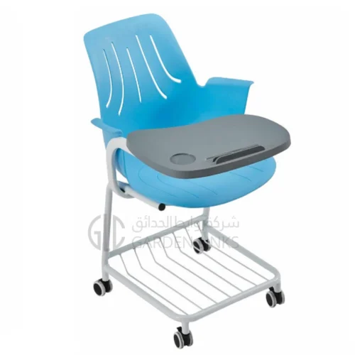 GLSF-053 mobile student chair with writing tablet by Garden Links Company