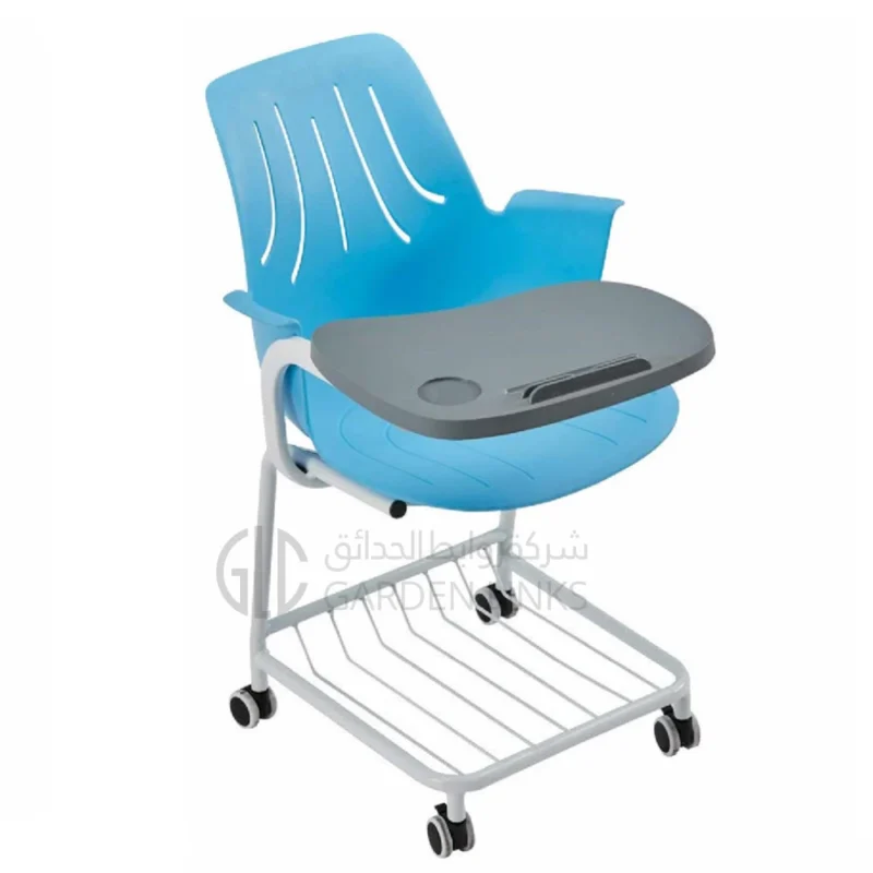 GLSF-053 mobile student chair with writing tablet by Garden Links Company