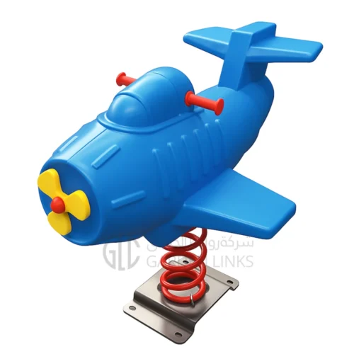 GLSR-006 Airplane Spring Rider by Garden Links Company for outdoor playgrounds