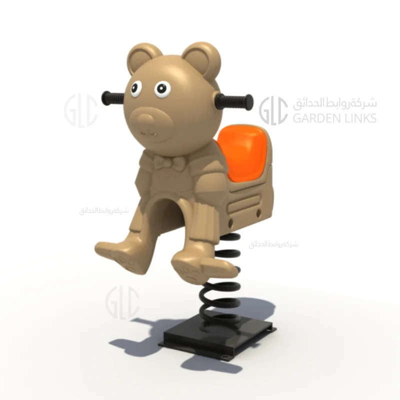 Bear Spring Rider GLSR-041 – Kids Outdoor Playground Equipment Saudi Arabia