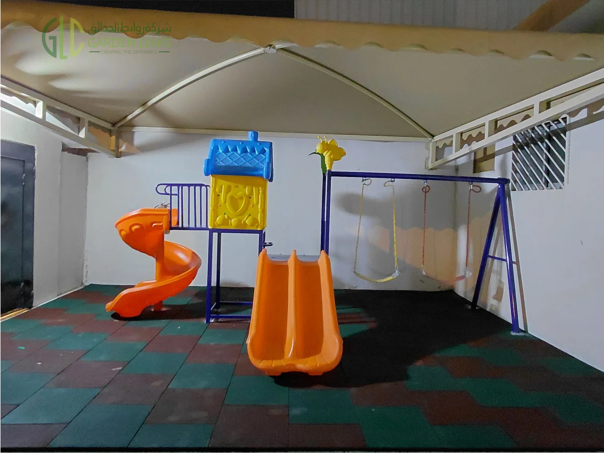 Project Completed – Residential Compound Playground Installation in Al-Sulaimaniyah, Riyadh